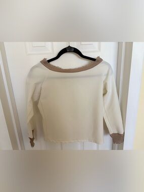Pascline Paris Top with Raw-Edge Trim